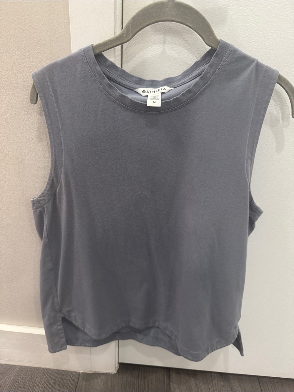 Athleta Sleeveless Crewneck Tank - Slate